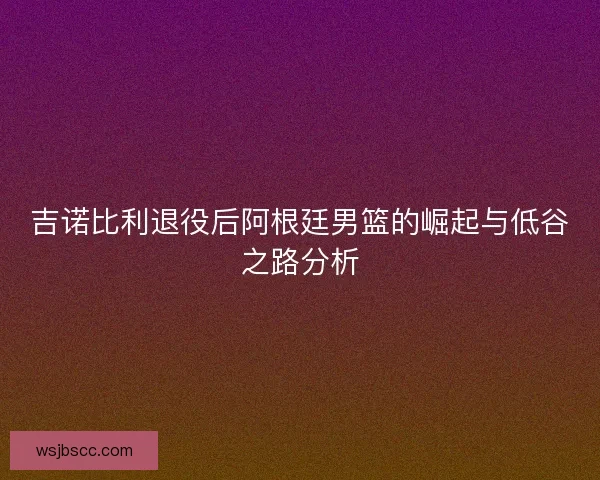 吉诺比利退役后阿根廷男篮的崛起与低谷之路分析 吉诺比利退役后阿根廷男篮的崛起与低谷之路分析